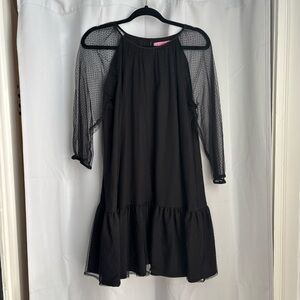 LDT Black Polka Dot Dress